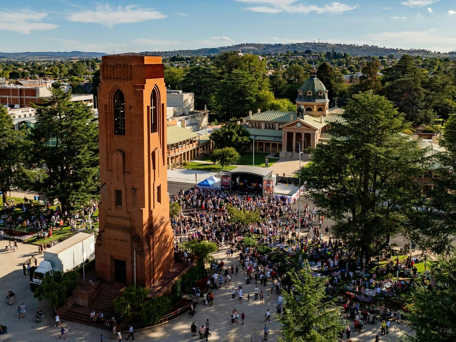 Concert in the Bathurst CBD.