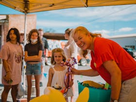 Something for the kids - balloon twisting.