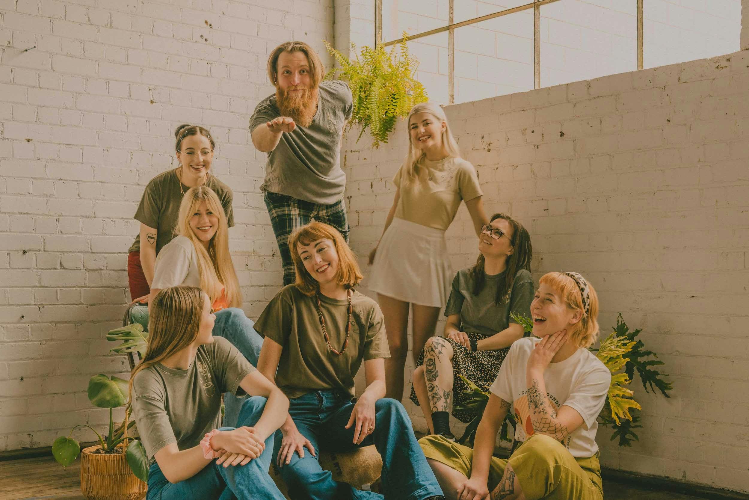 The Happy Camper Crew - Camp Grounds 咖啡店 Tamworth 的微笑咖啡师