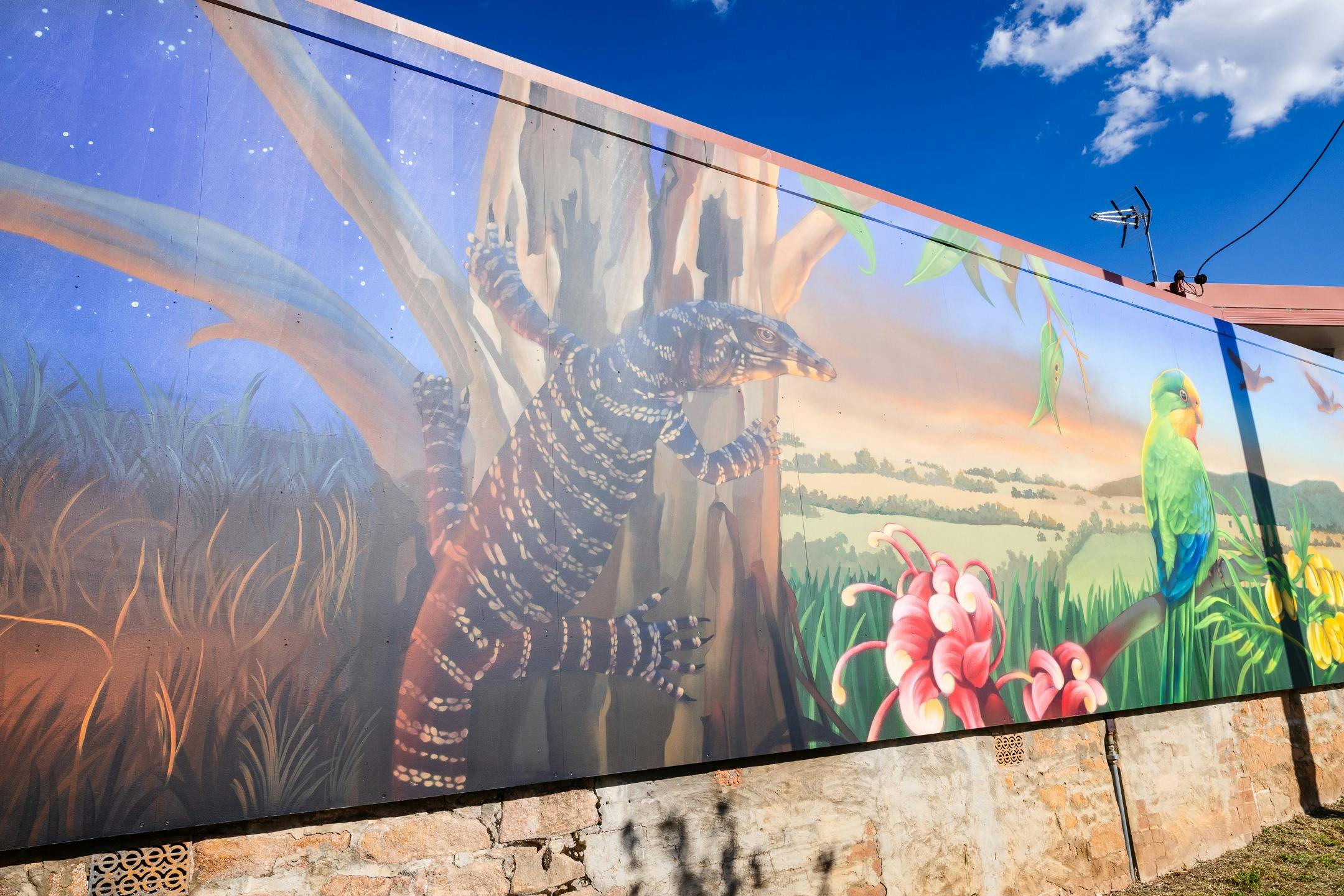 Grenfell Motel Mural