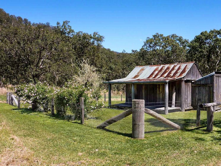 Youdales Hut and Yards, Oxley Wild Rivers National Parks. Photo: Rob Cleary/NSW Government