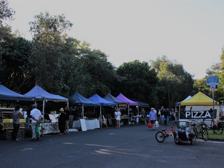 Market stalls