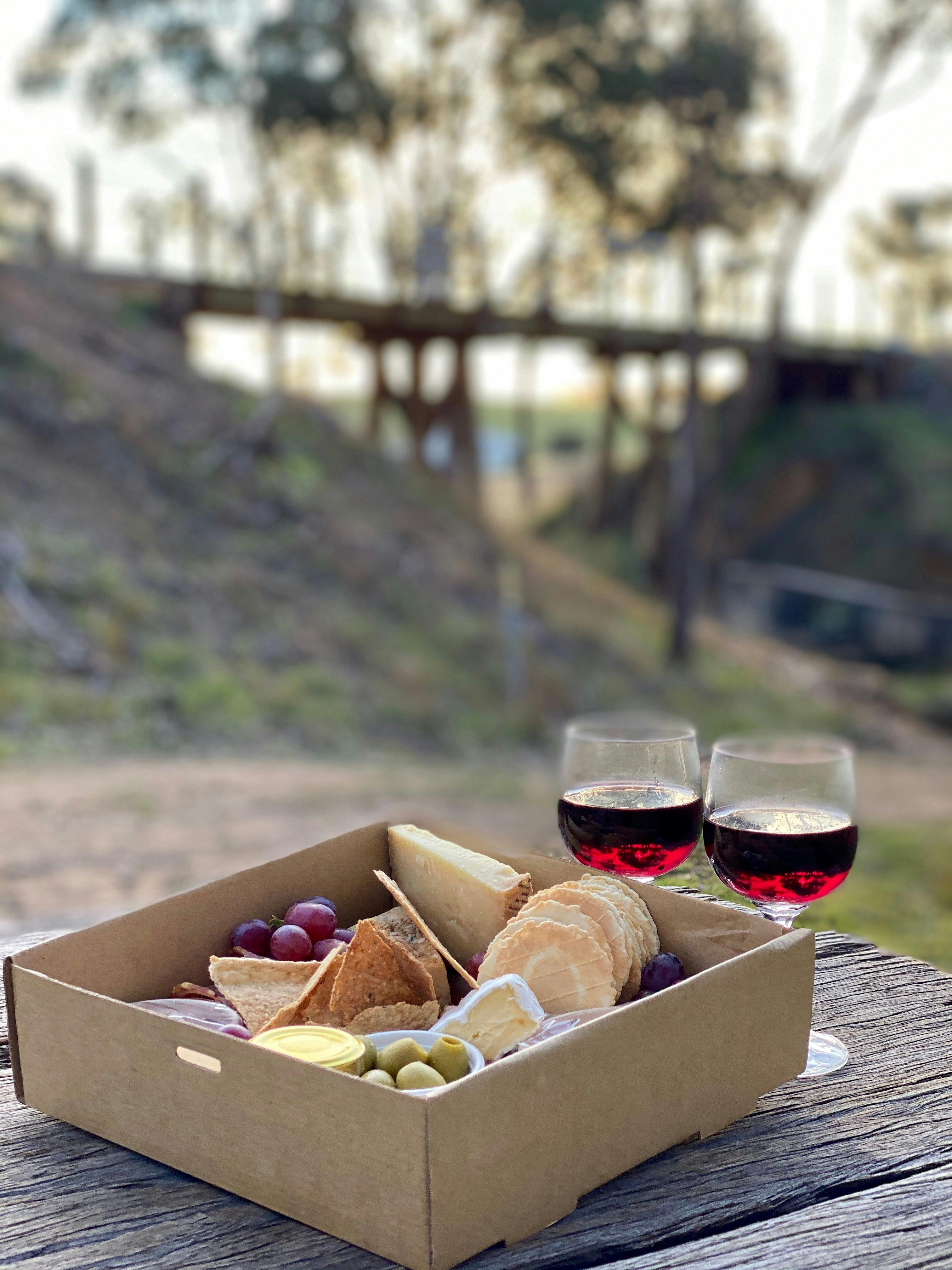 ON the Go boxes are best enjoyed when venturing around the local area and even better when with wine