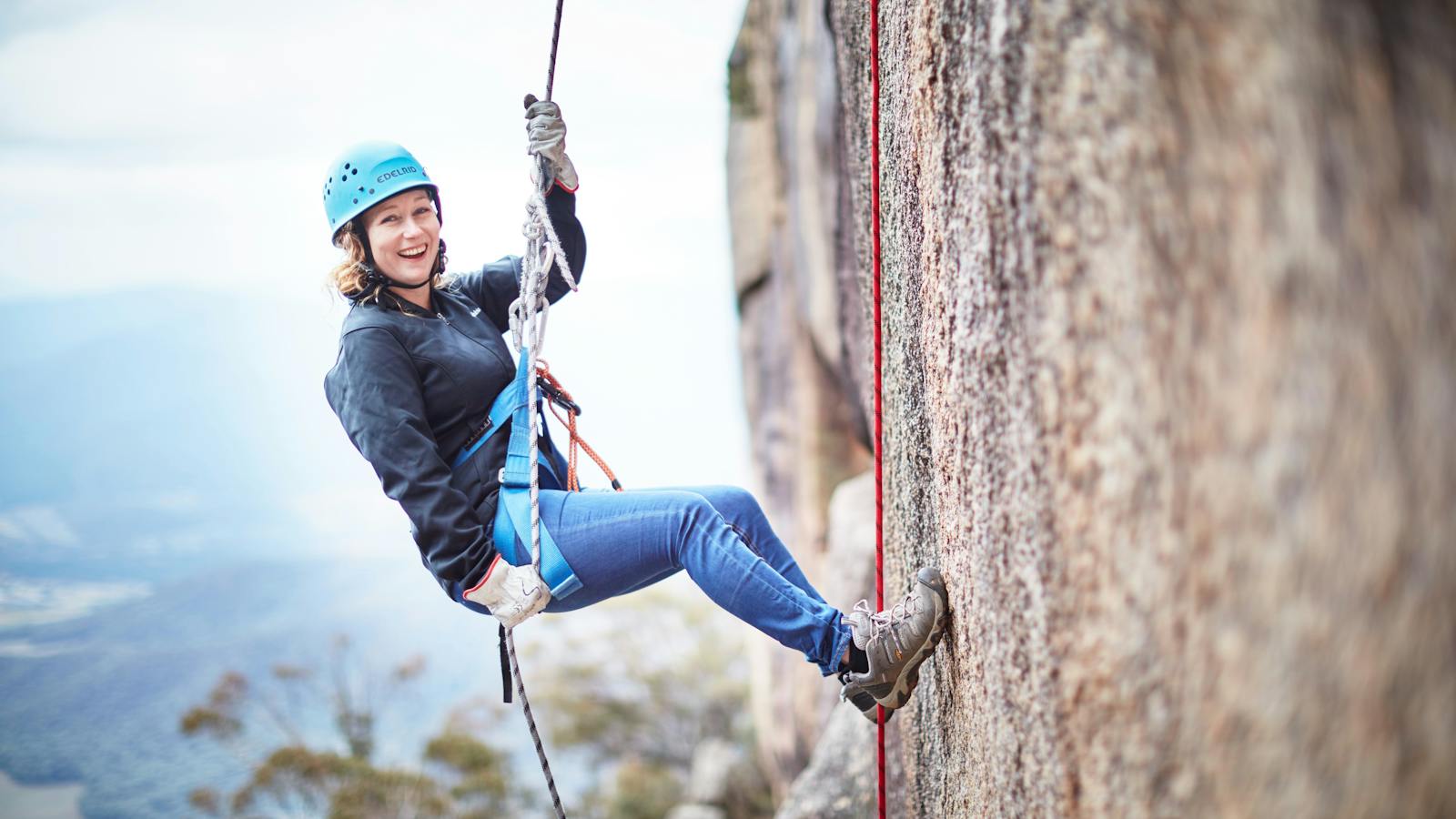 Abseiling at Mount Buffalo