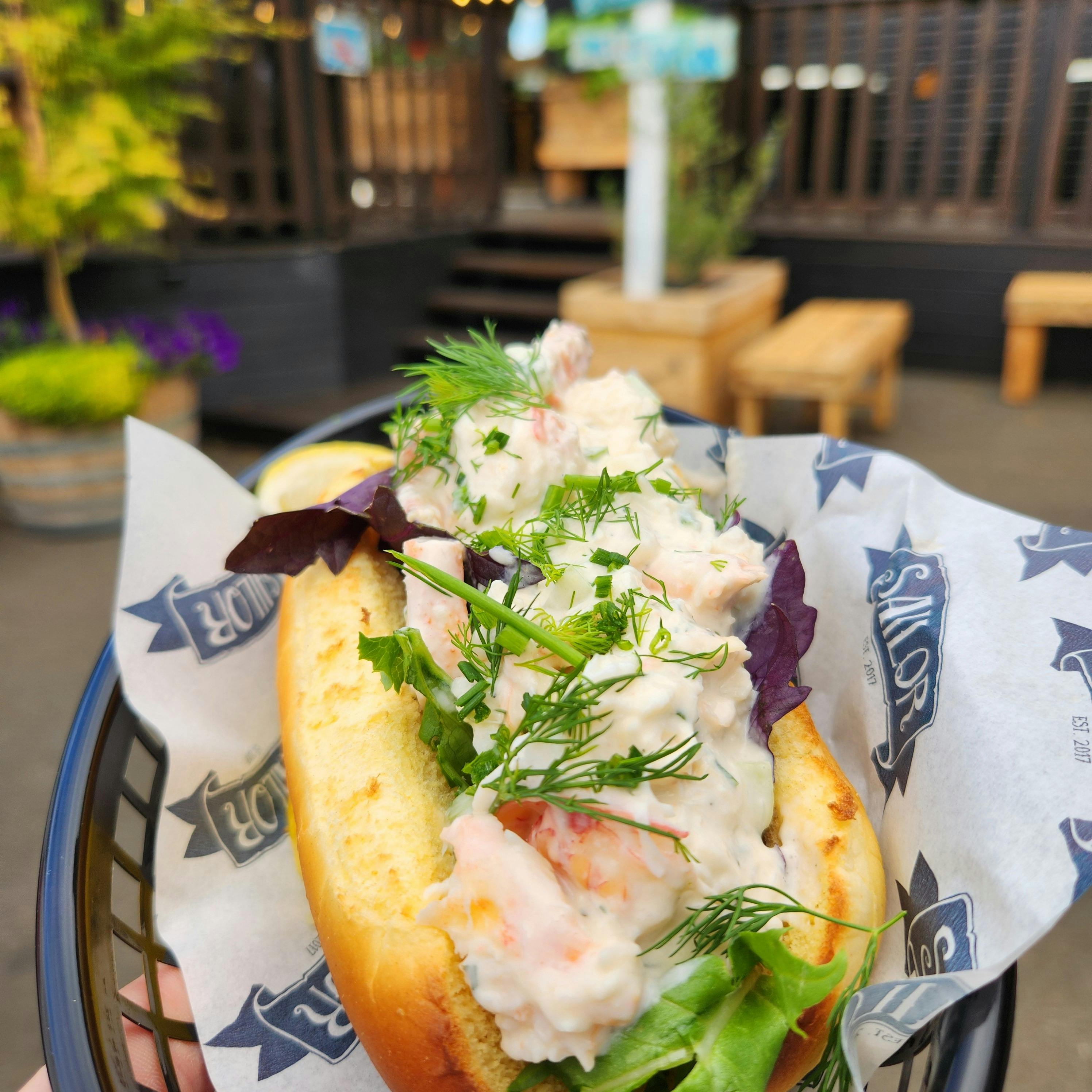 Southern Rock Lobster roll