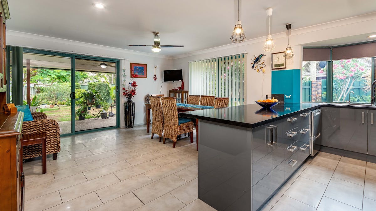 Kitchen and dining area