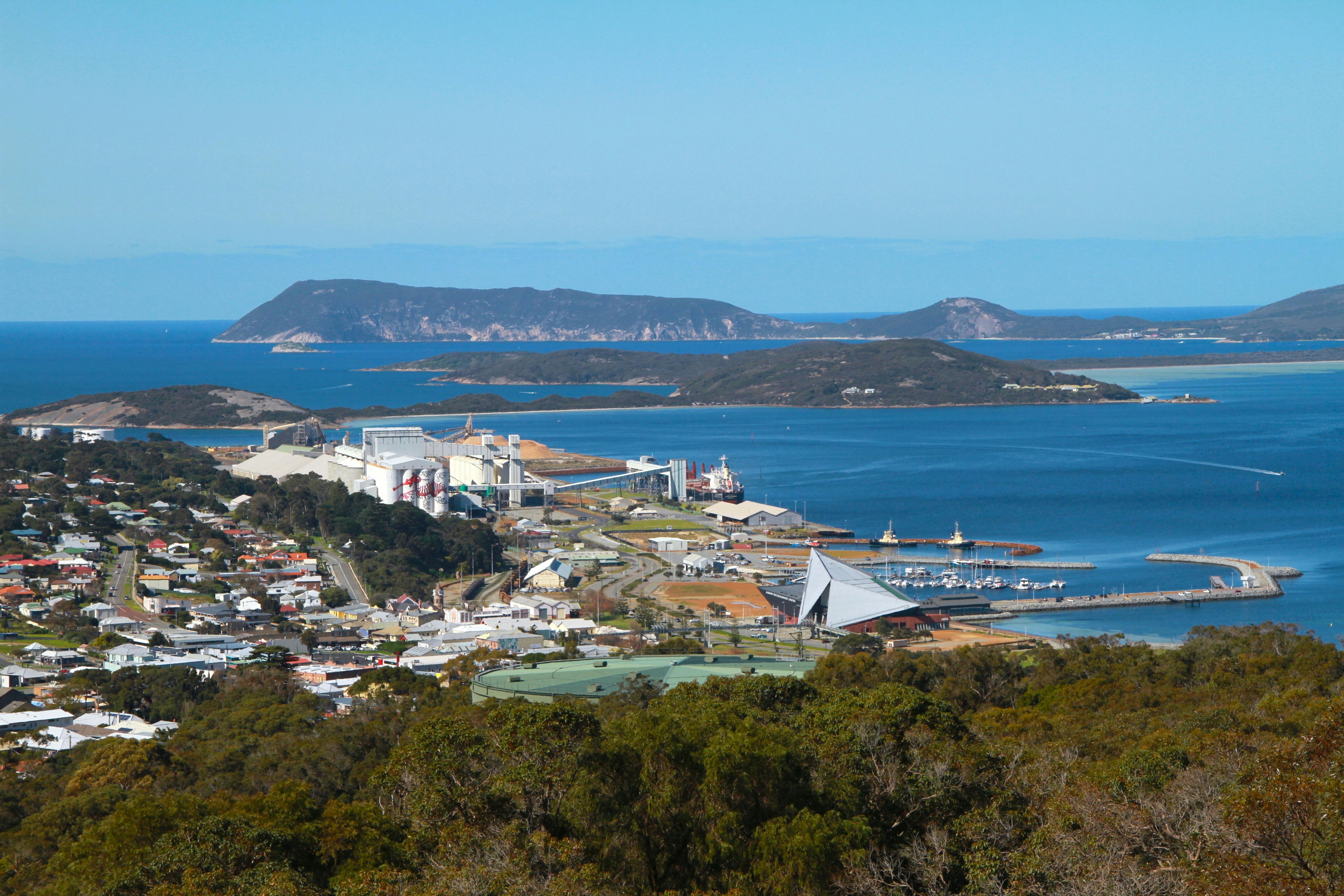View of Albany overlooking Princess Royal Harbour and King George Sound