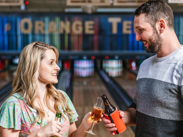 BYO ALCOHOL AVAILABLE NEED TO CHECK FOR CONDITIONS WHEN BOOKING AT THE ORANGE TENPIN BOWL