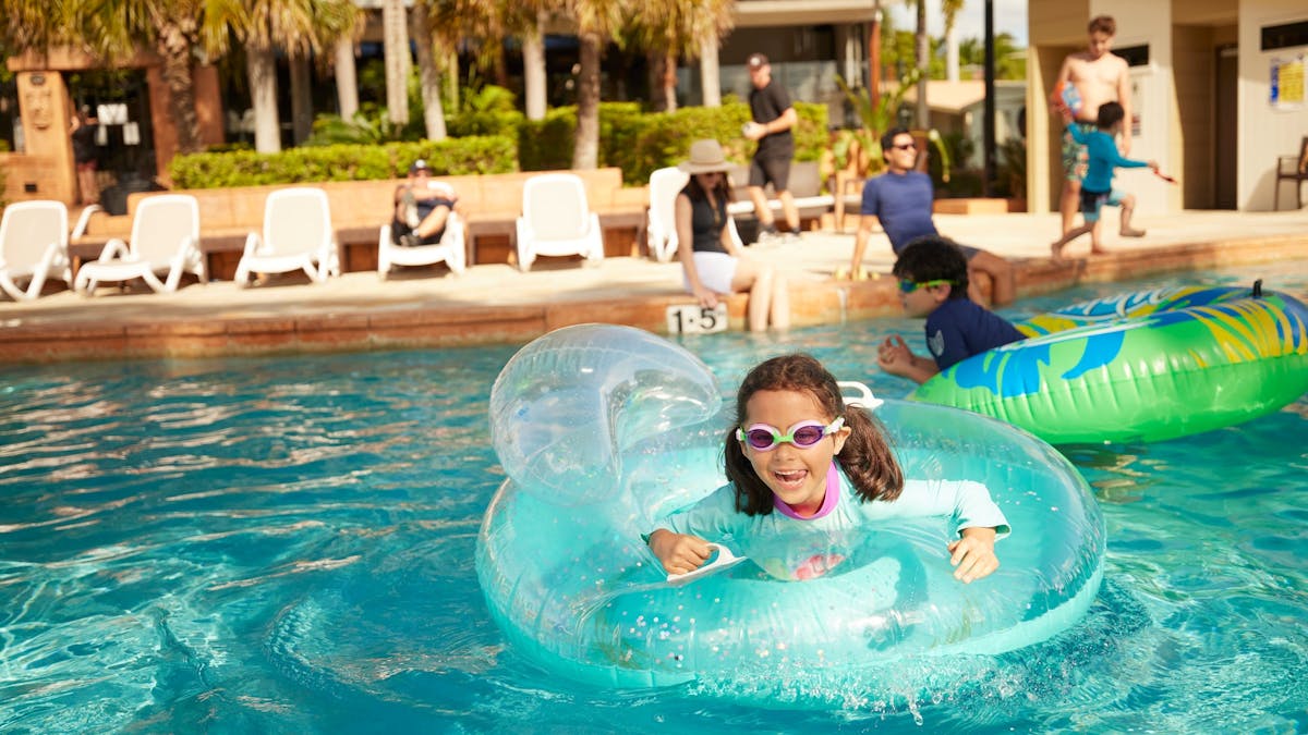 Lagoon Swimming Pool at Brisbane Holiday Village