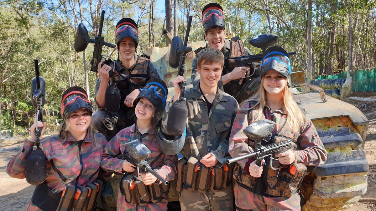 outdoor paintball game outdoor paintball game