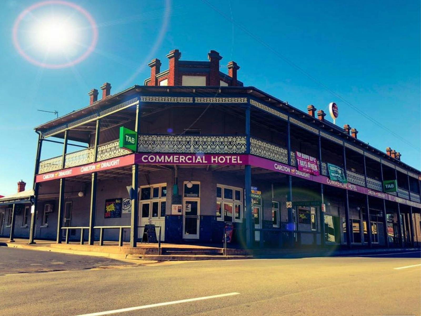 Commercial Hotel NSW Holidays Accommodation  Things