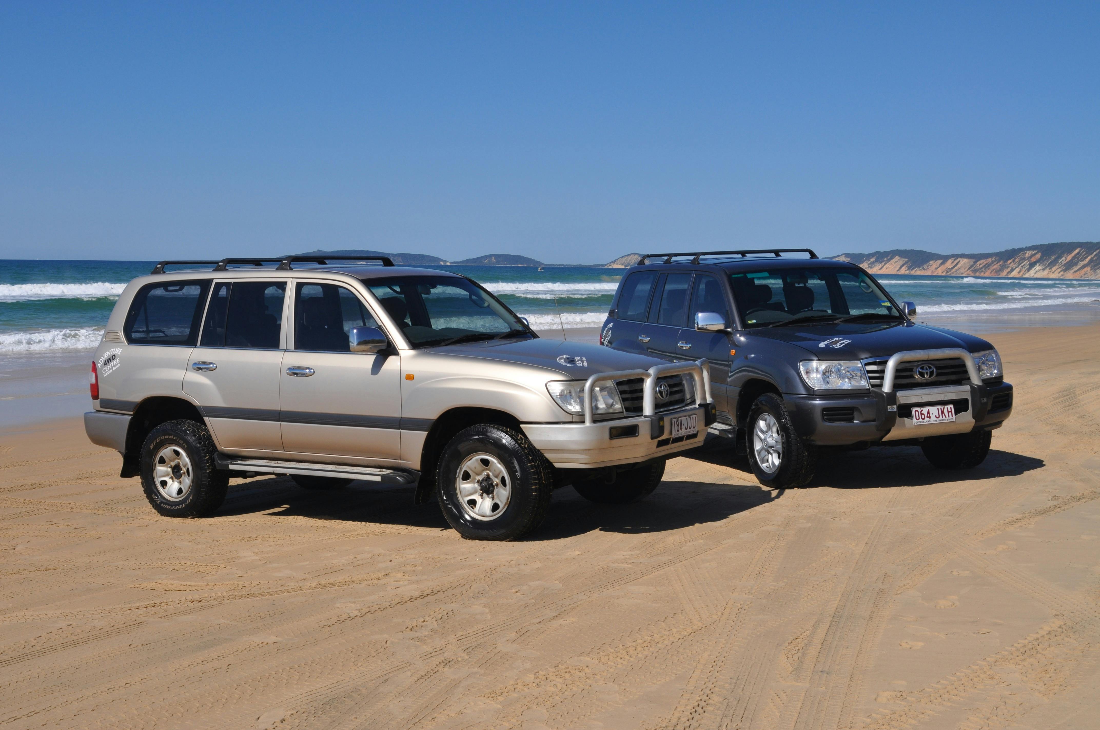 Rainbow Beach and Fraser Island are must see destinations! The best way to explore these is by 4wd!