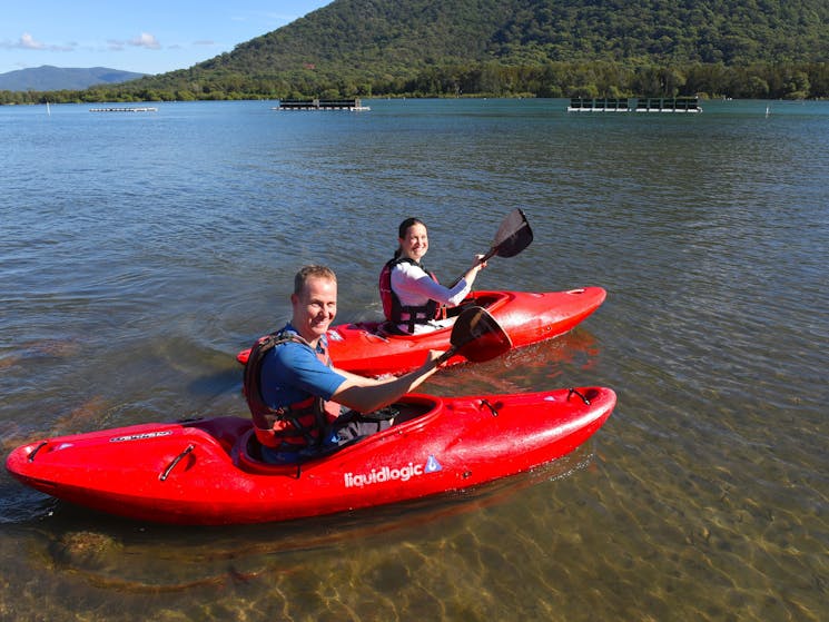 On-site boat ramp to launch kayaks and explore Camden Haven River