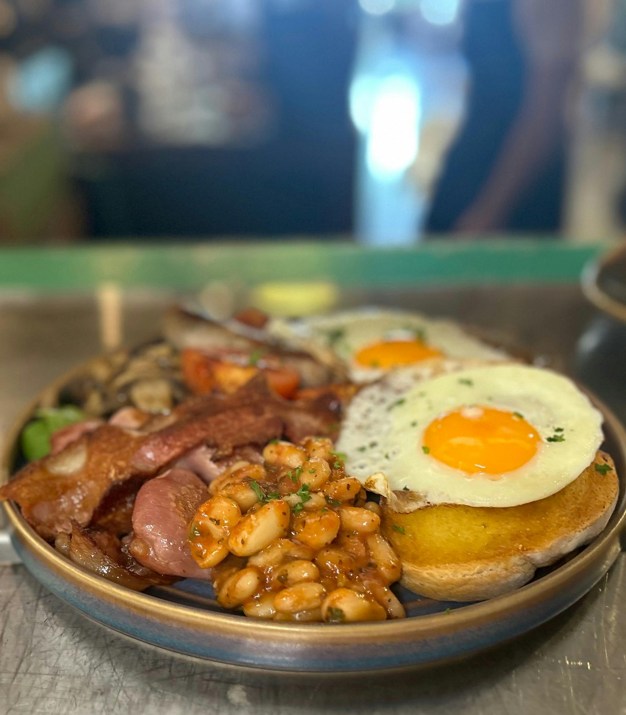 Veg big breaky available too