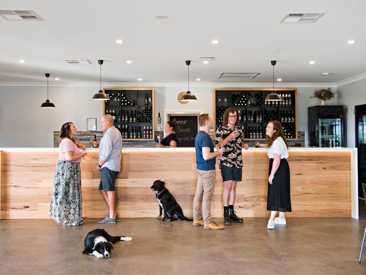 Inside tasting room