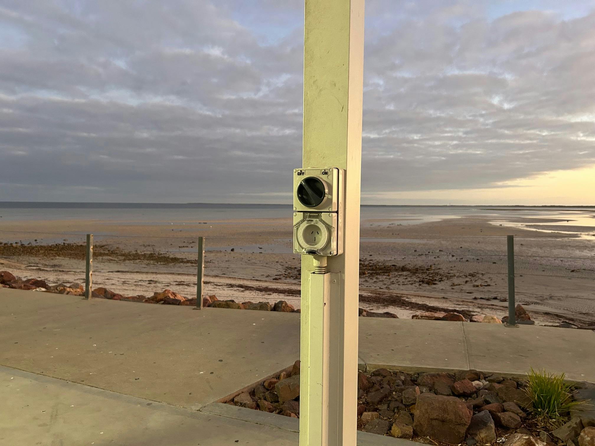 Electric Mobility Scooter (Gopher) Charging Station, Moonta Bay