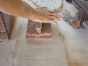 Jane du Rand | Making Relief Tiles | Ceramics