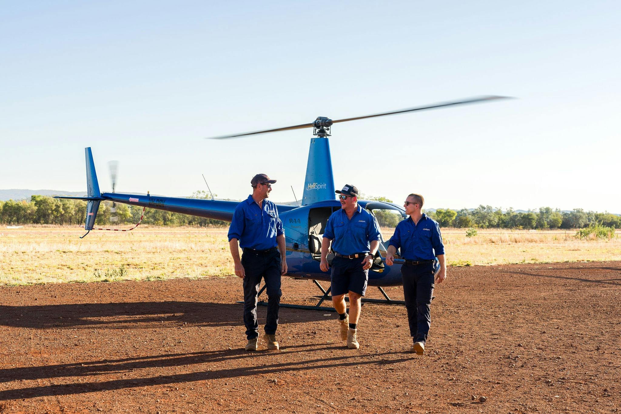 HeliSpirit pilots in Purnululu National Park