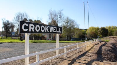 Crookwell train sign