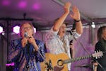 The Bushwackers band performing