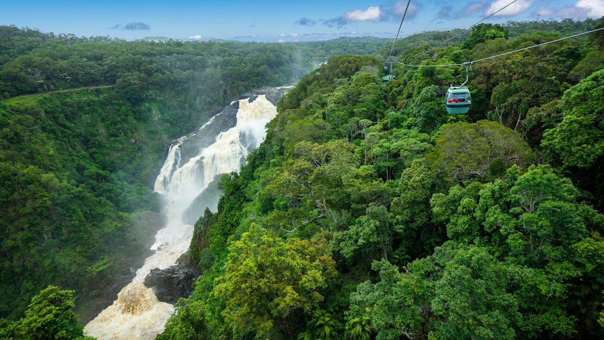 Skyrail over Barron Falls