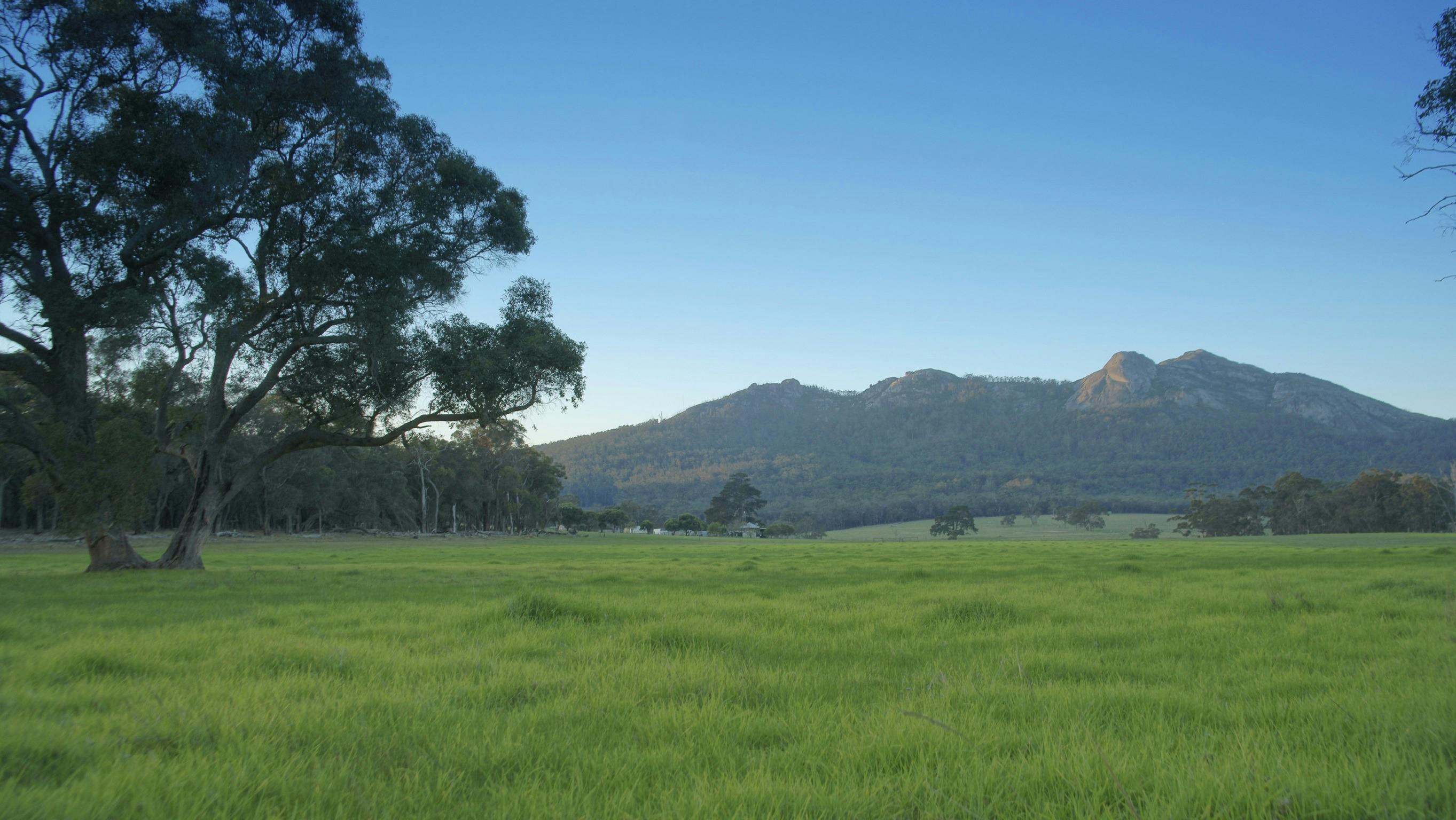 View to the Porongurup National Park, Western Australia