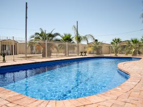 The Hotel's swimming pool