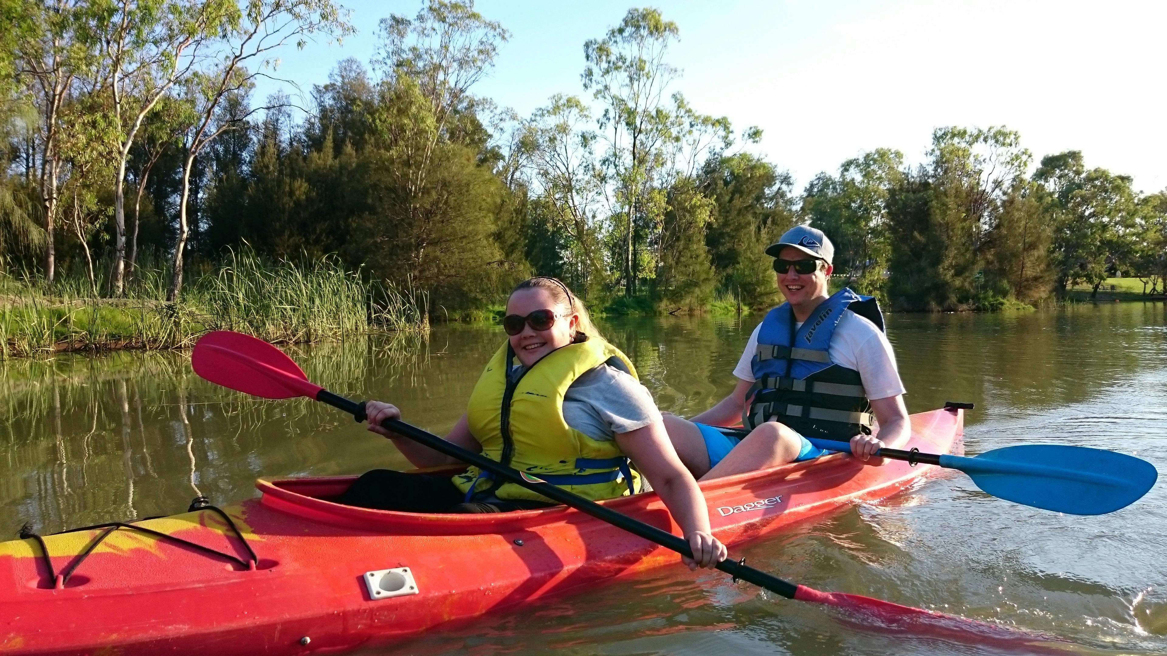 Hire a kayak for a day and explore our wetlands following a trail map