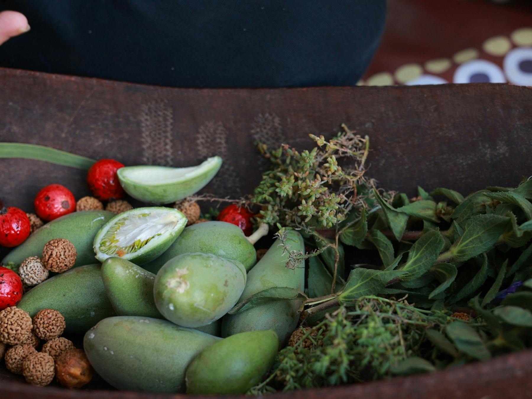 Quandong and native mint