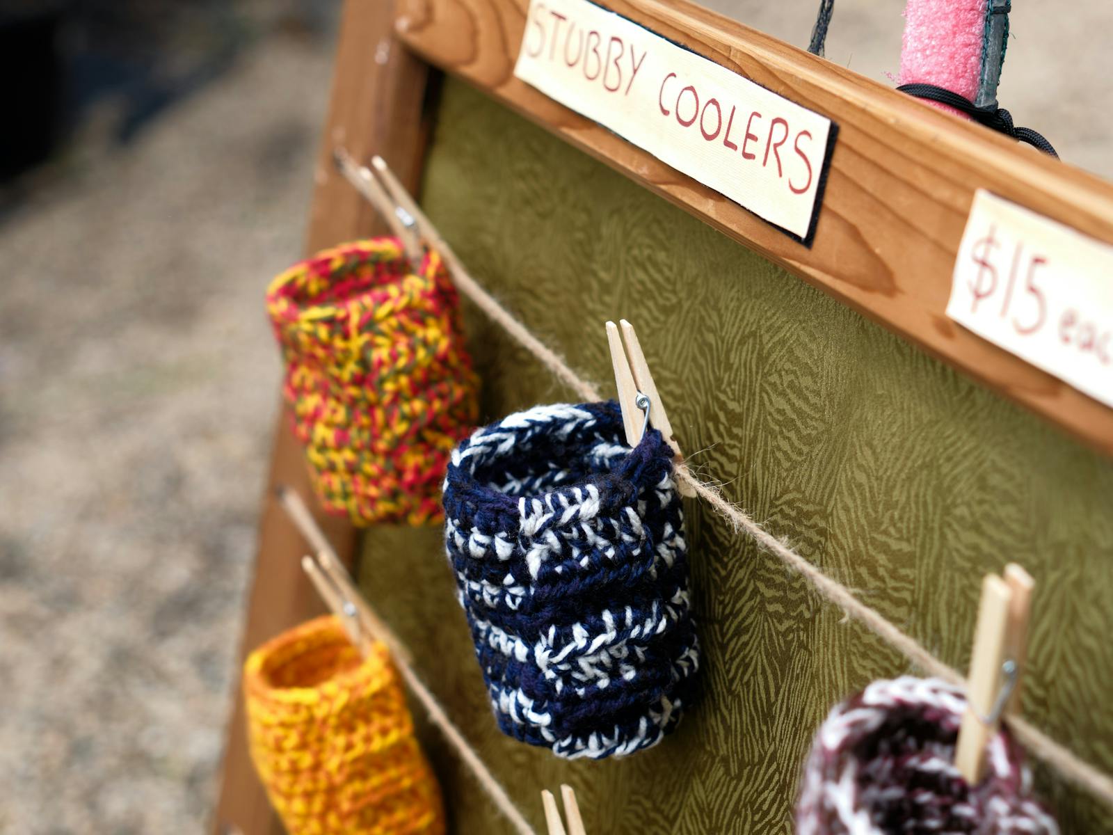 Markets - Crochet Stubby Coolers