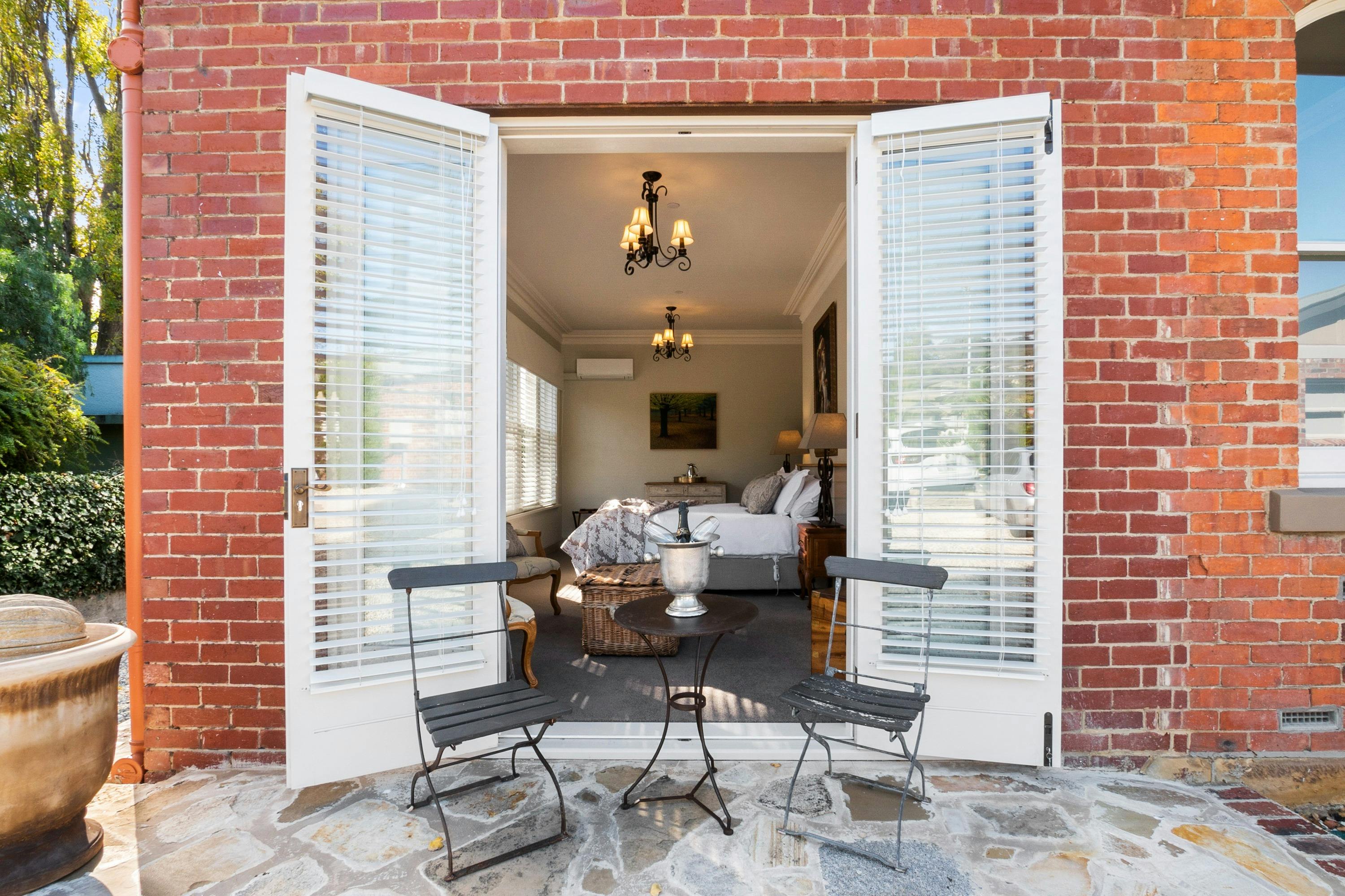 Private entrance to La Perouse Deluxe Suite