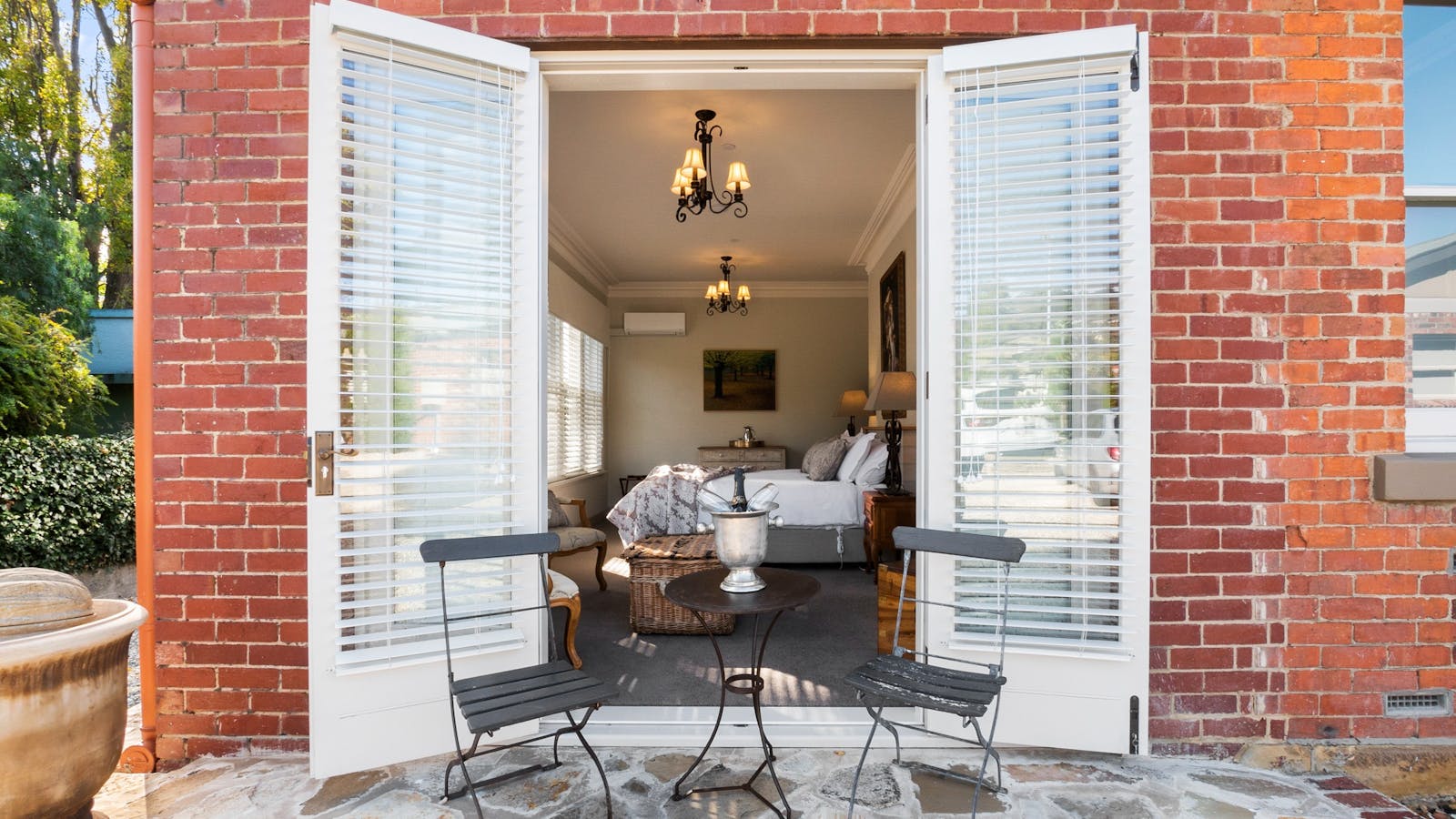 Private entrance to La Perouse Deluxe Suite