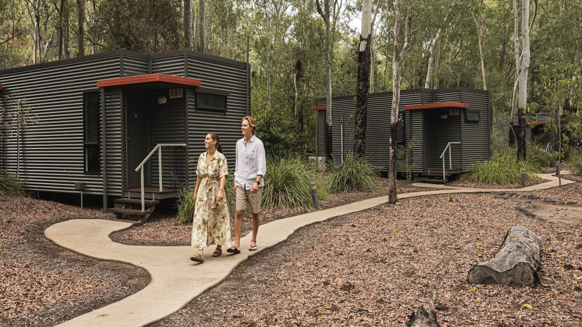 Exterior of cabins