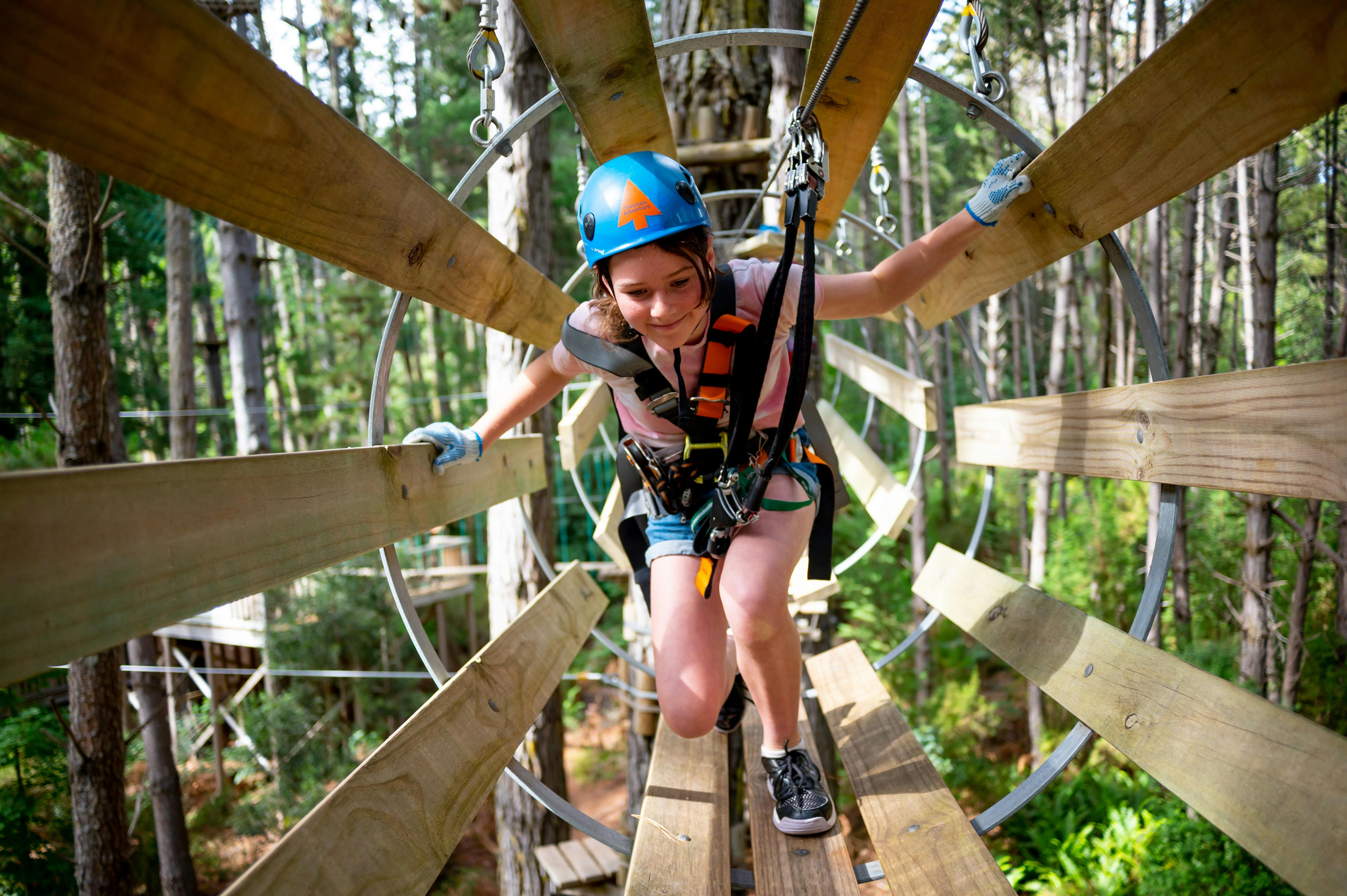 Treetops Hollybank High Ropes Course Family Fun