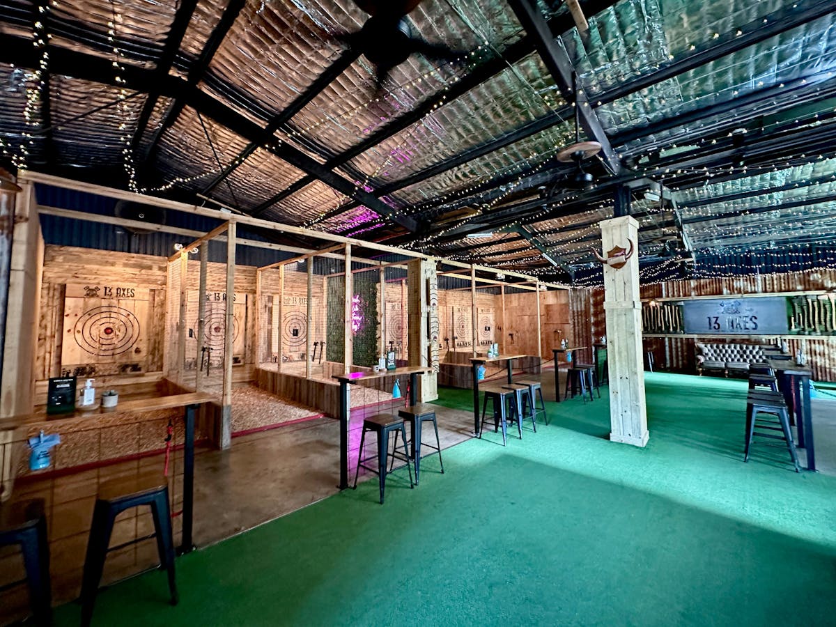 13 Axes Indoor Axe Throwing Venue