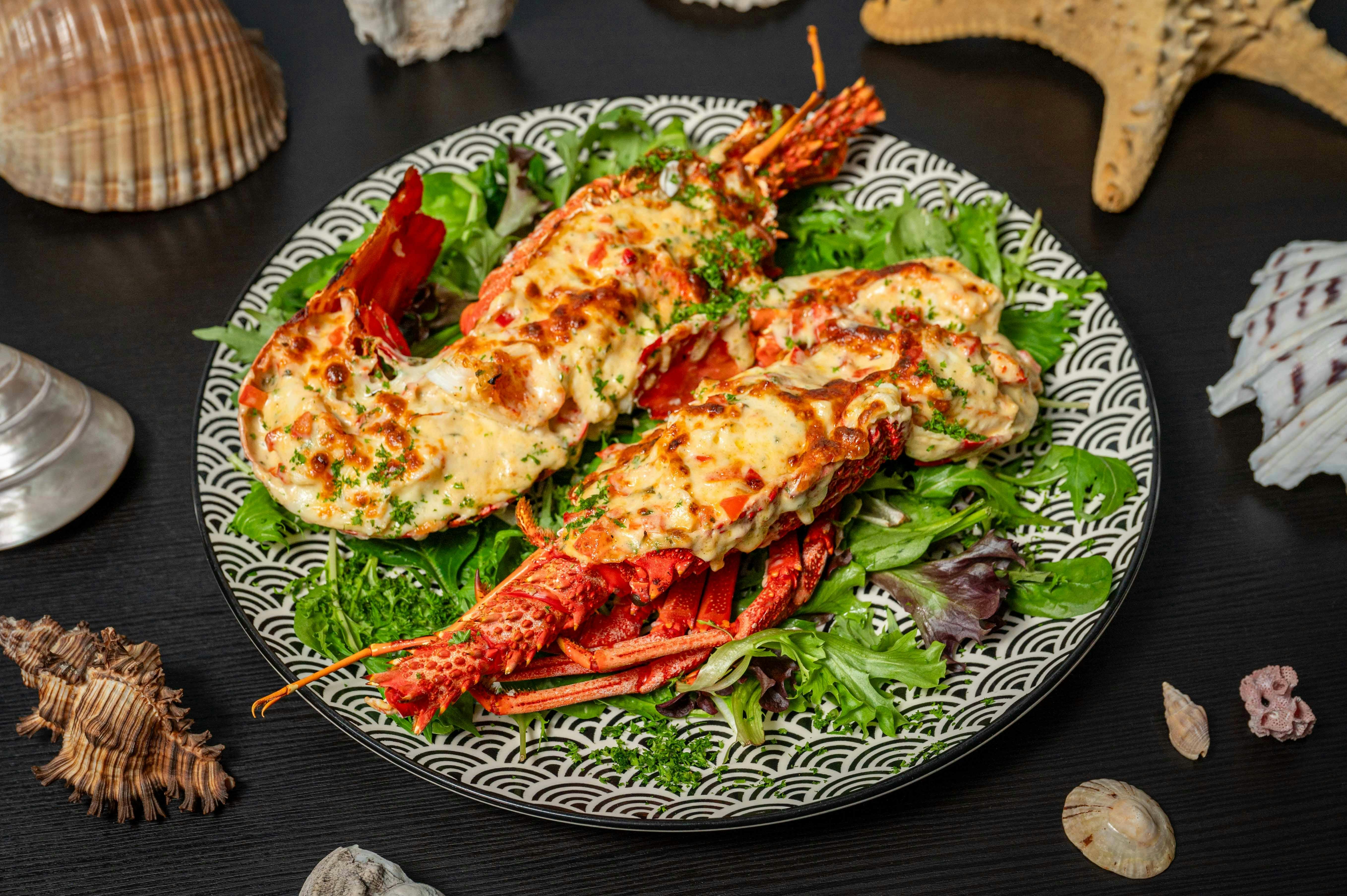 Lobster Thermidor at SheShells Restaurant