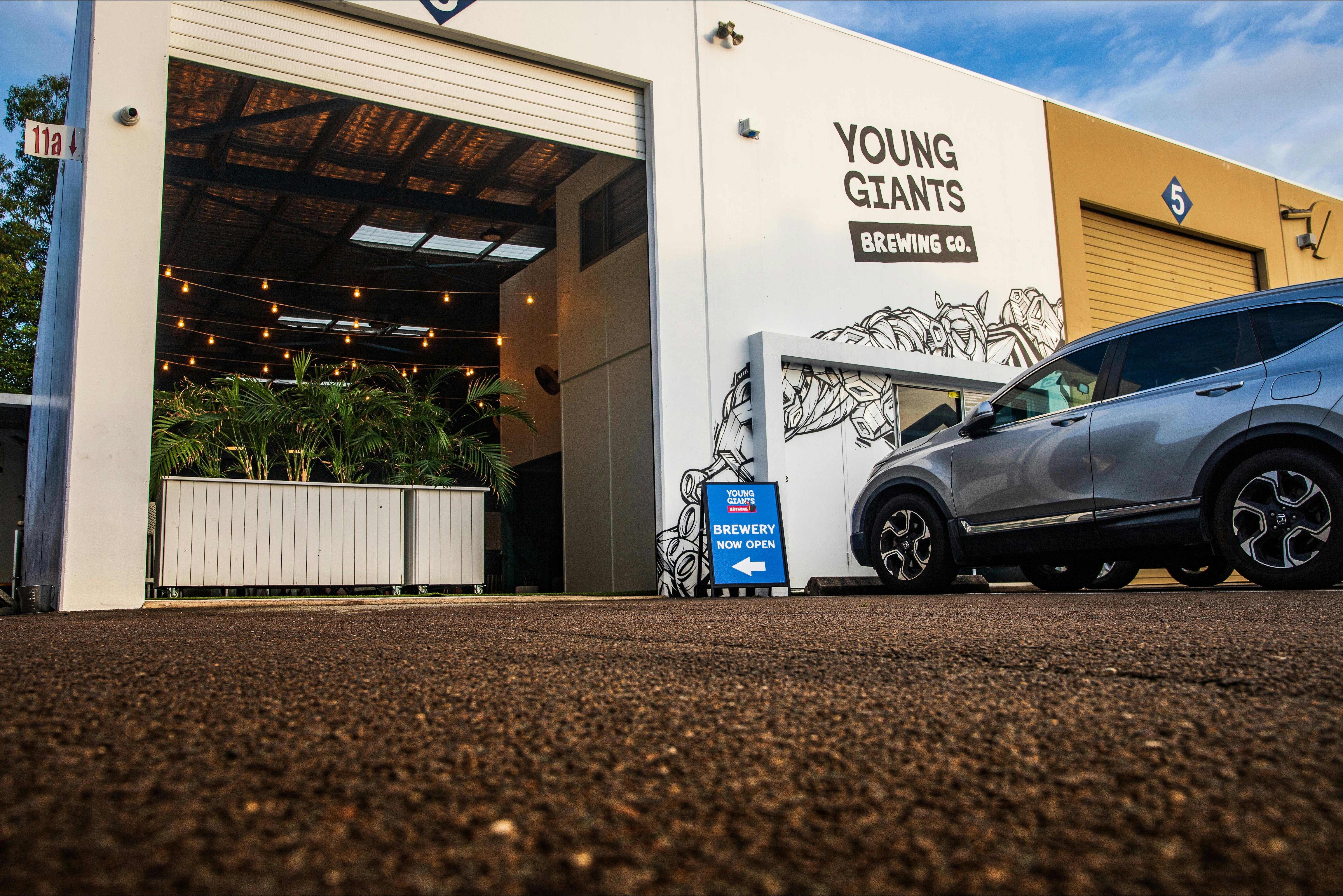 Entry to Young Giants Brewing