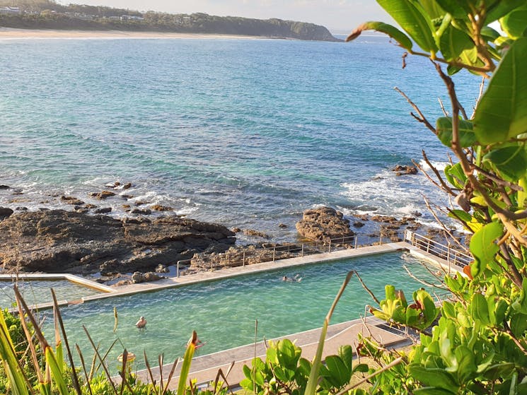 Black Head pool and beach