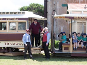 Portland Cable Trams, volunteers and conductor