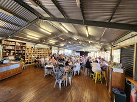 Venue with diners