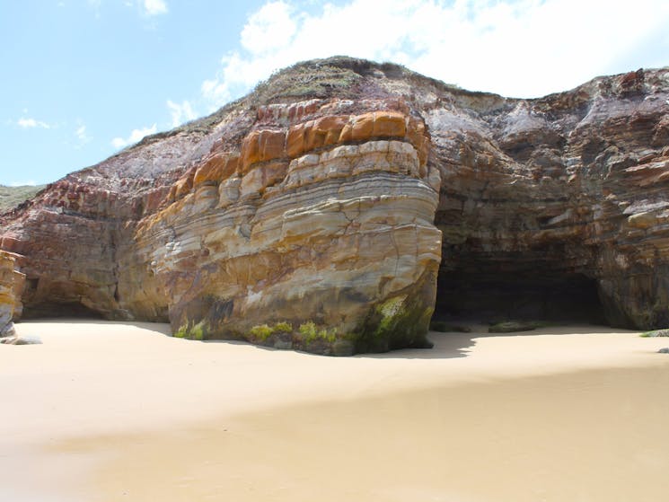 Caves made by waves! Shelley Caves.