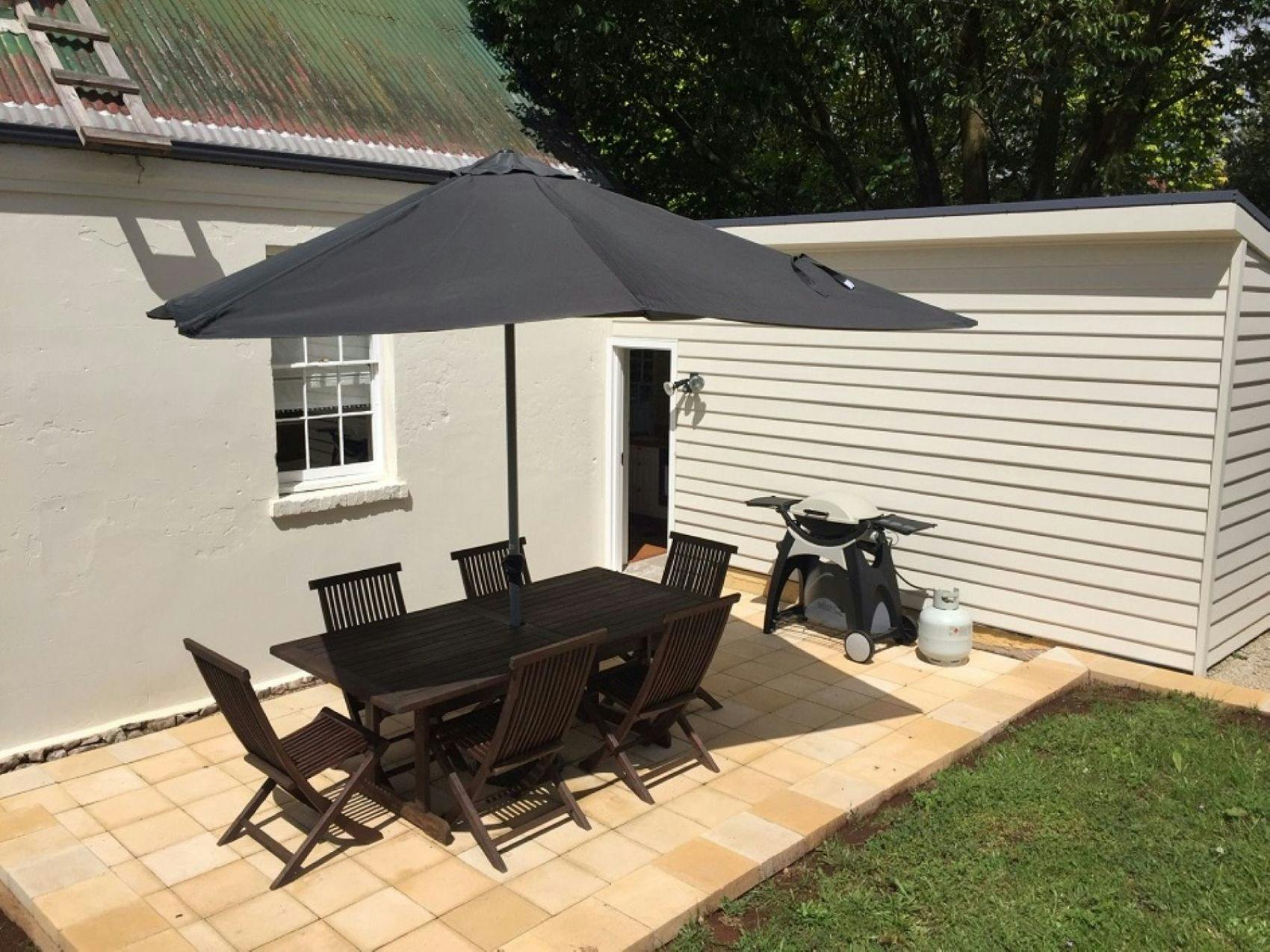 Relax on the  rear terrace