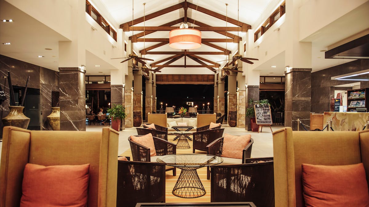 Resort lobby at Pullman Port Douglas Sea Temple Resort and Spa