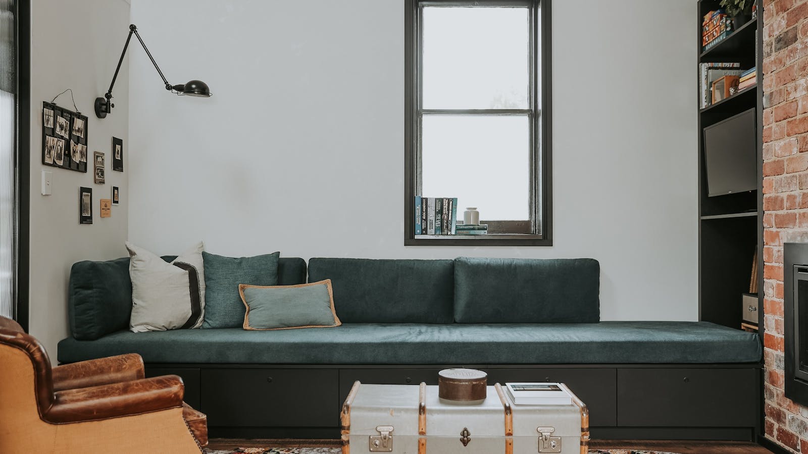 Velvet, linen and aged timbers are the textures you'll find at Braithwaite.