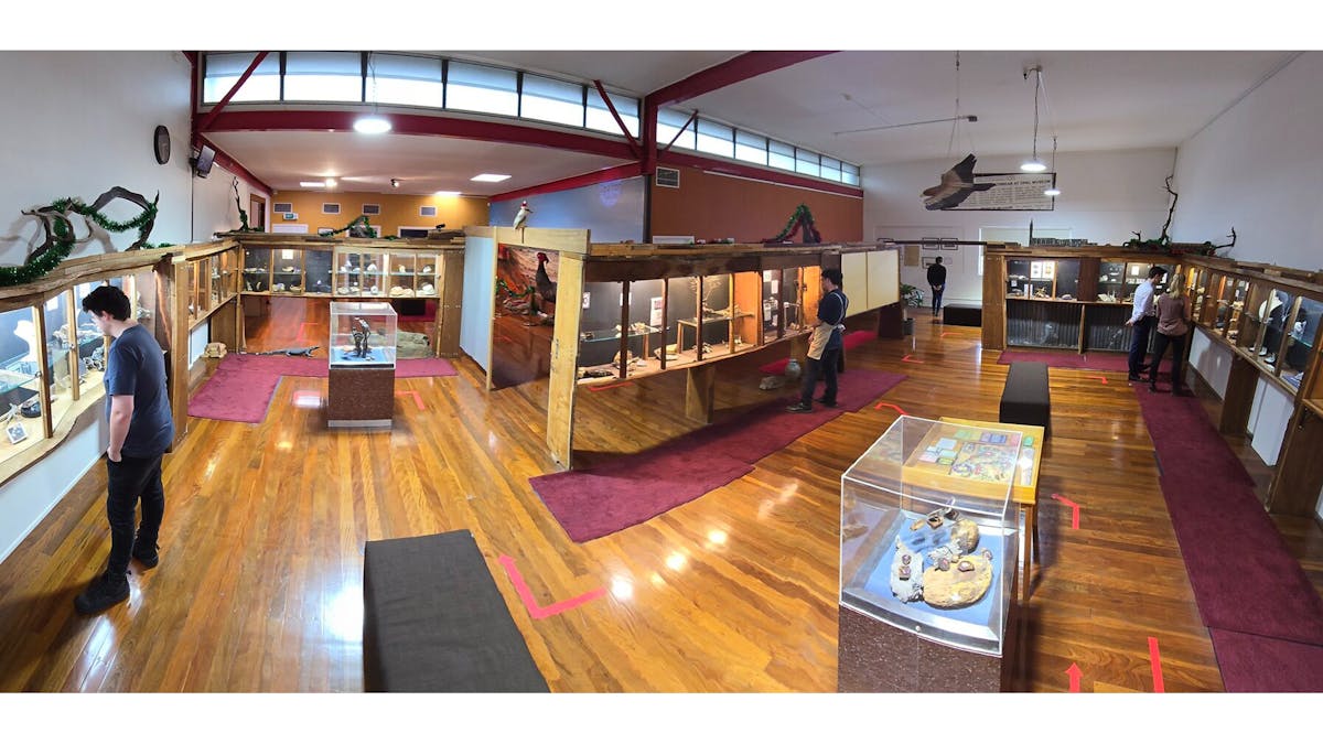 Inside the museum proper