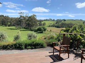 The deck is the perfect place to enjoy the views, the sunrise, sunset and fresh air in South Gippy.