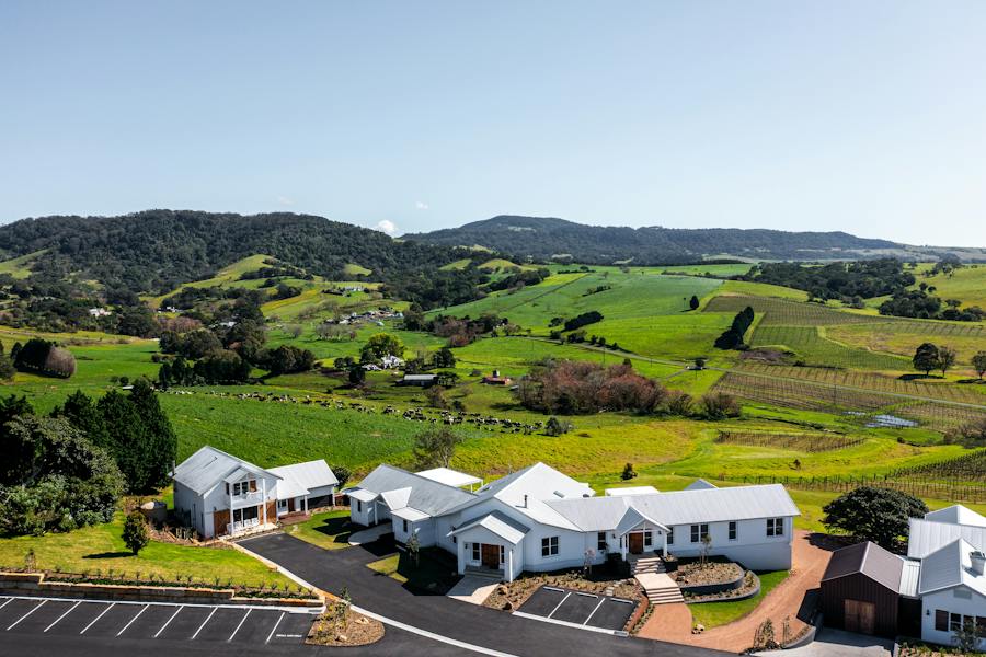 Villa from the air