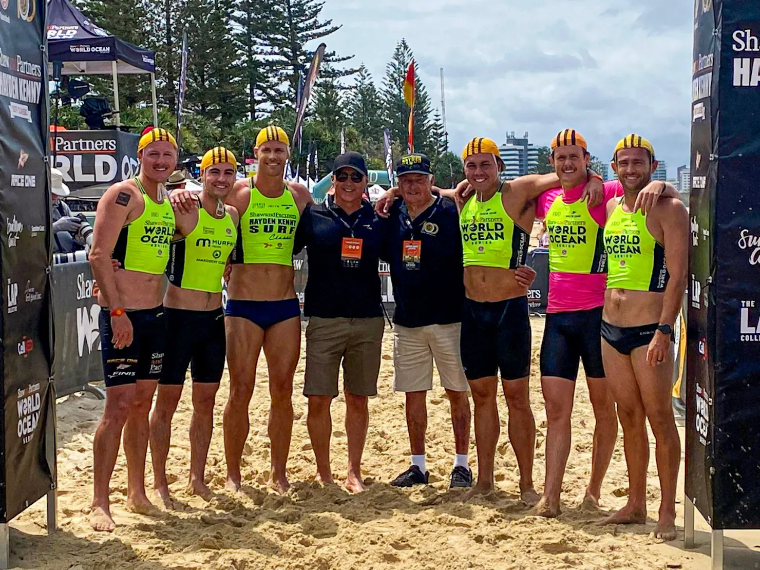 Surf Sports Carnival Athletes at Podium