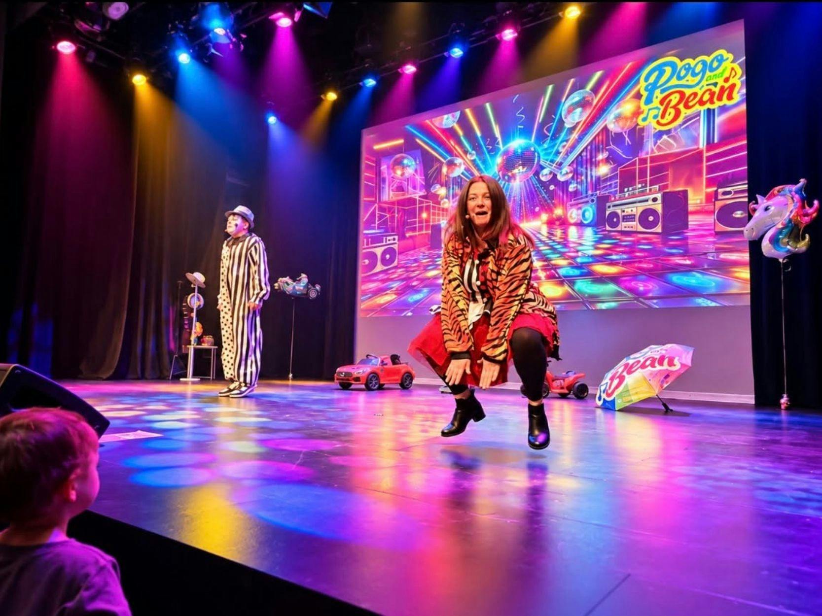performers on stage