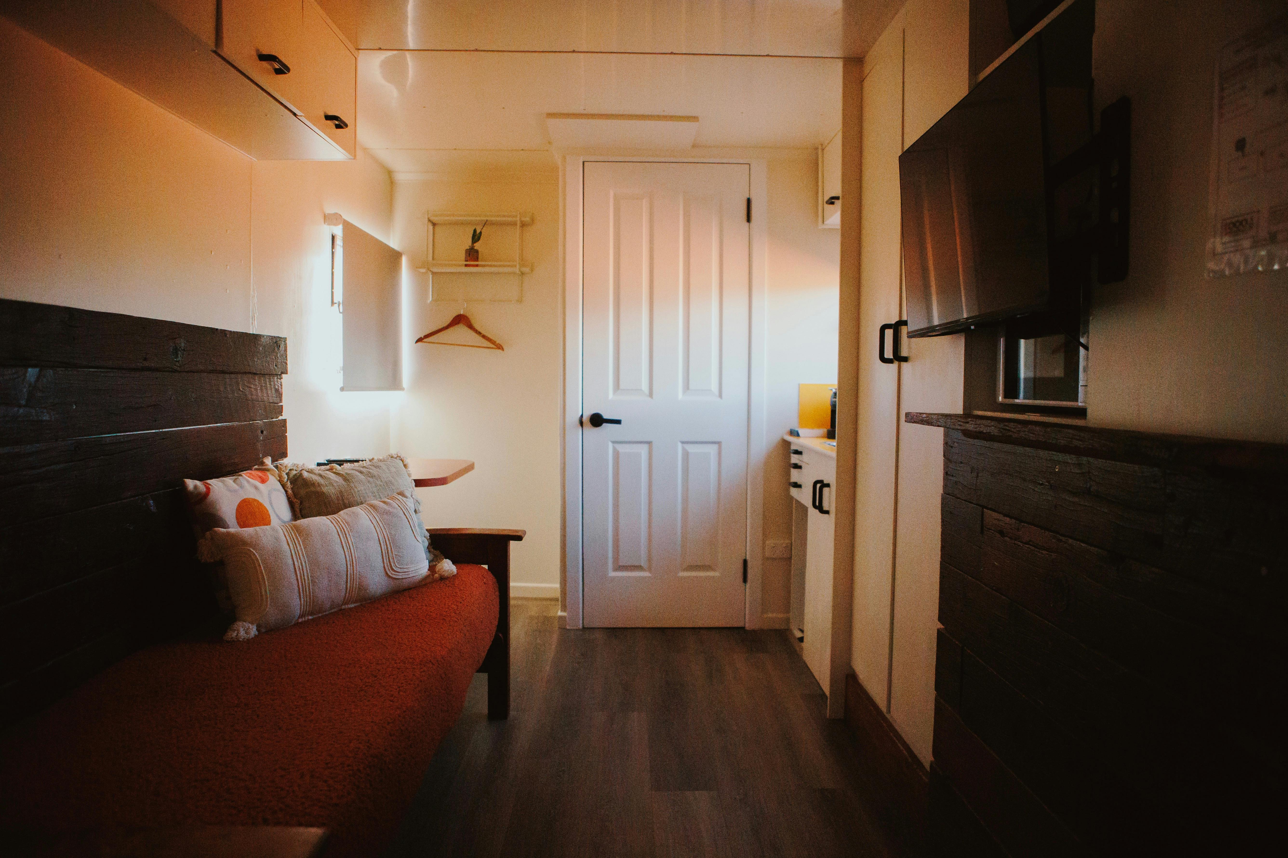 view inside the cabin